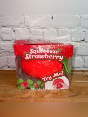 Sunny Days Giant Squeezy Strawberry Squishy Toy